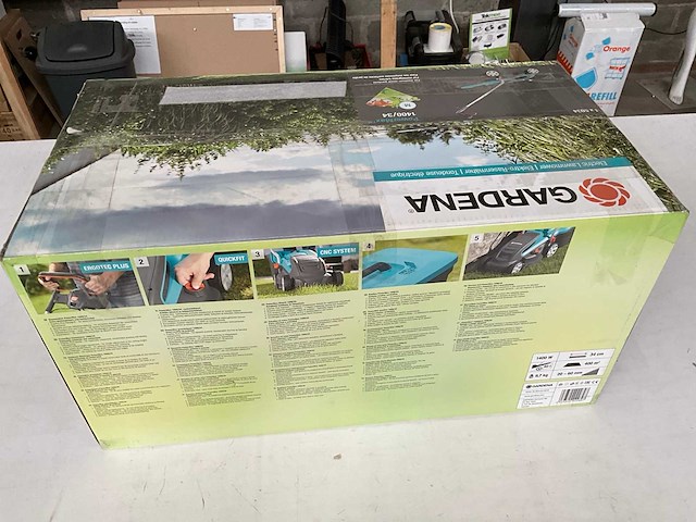 Gardena powermax 1400/34 elektrische grasmaaier - afbeelding 3 van  4