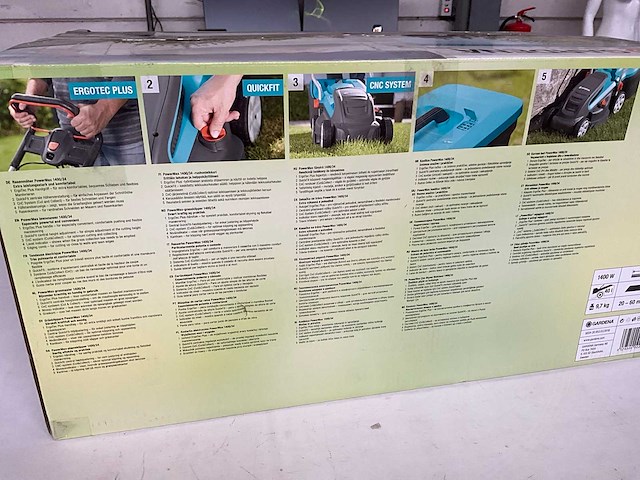 Gardena powermax 1400/34 elektrische grasmaaier - afbeelding 4 van  4