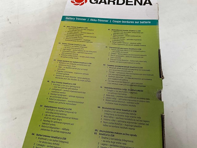 Gardena smallcut li-23r accu trimmer - afbeelding 3 van  3