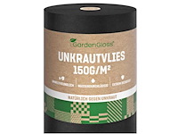 Gardengloss® mulchdoek 25 m², tuinfleece 150 g/m², ultra onkruidbestendig - afbeelding 1 van  2