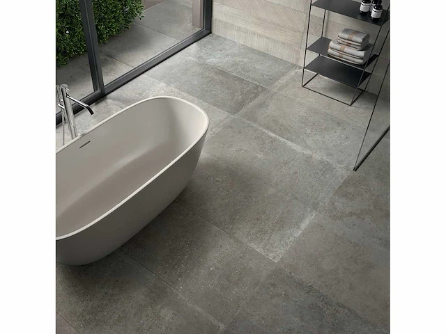 Gardenia amboise fango mat 100x100 cm tegel 48 m² - afbeelding 2 van  8