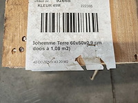 Gardenia amboise fango mat 60x60 cm tegel 9,72 m² - afbeelding 7 van  7