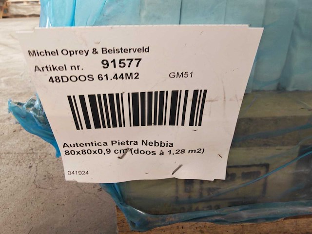 Gardenia pietra nebbia mat 80x80 cm tegel 62,72 m² - afbeelding 6 van  7