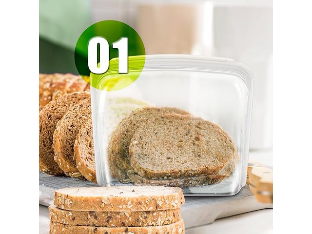 Gardtech siliconen zakken set van drie - afbeelding 3 van  5