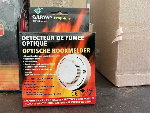 Garvan profi-line gs-166 rookmelder (6x) - afbeelding 1 van  1