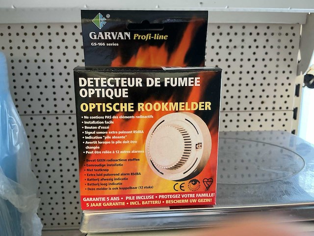 Garvan profi-line gs-166 rookmelder (6x) - afbeelding 1 van  1
