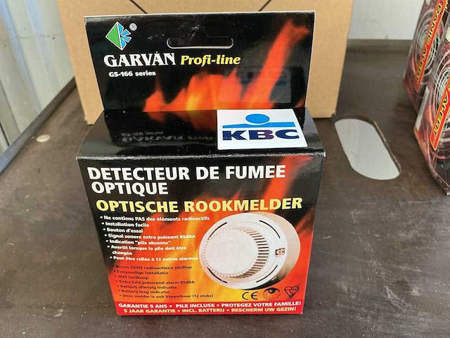 Garvan profi-line gs-166 rookmelder (9x) - afbeelding 1 van  1