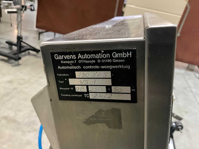 Garvens v53 automatisch controle weegwerktuig - afbeelding 4 van  12