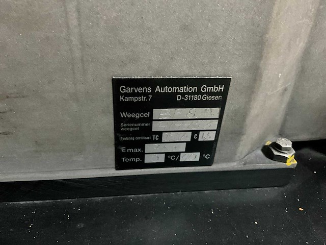 Garvens v53 automatisch controle weegwerktuig - afbeelding 12 van  12