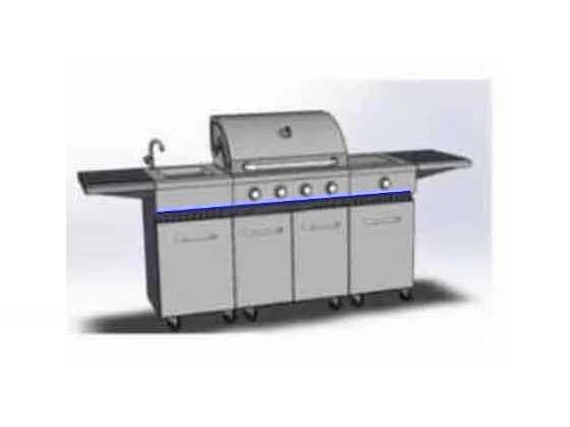 Gas bbq - vonato - 0 - 4 branders - afbeelding 4 van  8