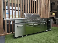 Gas bbq - vonato - rvs keuken grill elite 6 - 0 - 6 branders