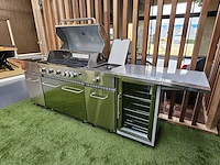Gas bbq - vonato - rvs keuken grill elite 6 - 0 - 6 branders - afbeelding 4 van  10