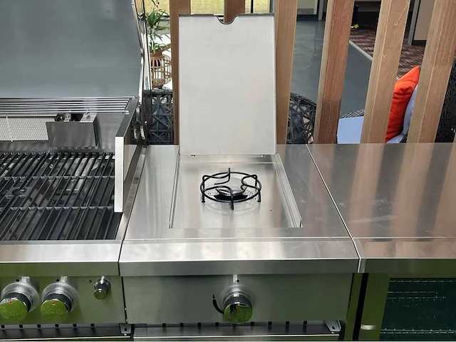 Gas bbq - vonato - rvs keuken grill elite 6 - 0 - 6 branders - afbeelding 9 van  10