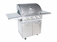 Gas bbq - vonato - rvs traditionele grill 4 - 0 - 4 branders - afbeelding 1 van  4