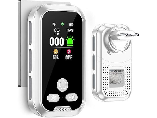 Gas en co melder - plug-in - afbeelding 1 van  3