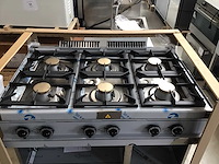 Gas fornuis 6 pits - afbeelding 4 van  9