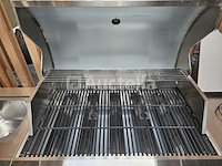 Gasbarbecue buitenkeuken - 6 branders - incl. draaispit, spoelbak & koelkast - afbeelding 5 van  10