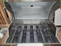 Gasbarbecue buitenkeuken - 6 branders - incl. draaispit, spoelbak & koelkast - afbeelding 5 van  10