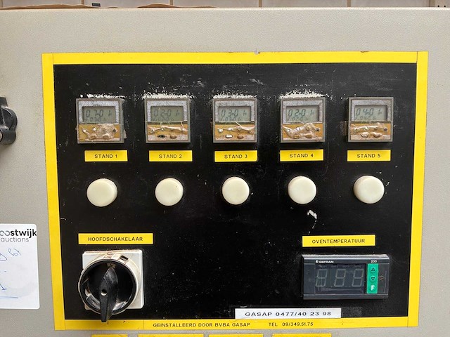Gasbrander + sturing voor oven - afbeelding 7 van  8