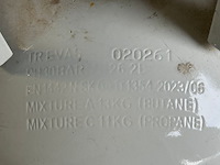 Gasfles, kabel en 2 branders - afbeelding 6 van  6