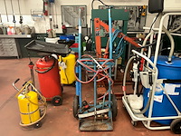 Gasfleskar met slangen