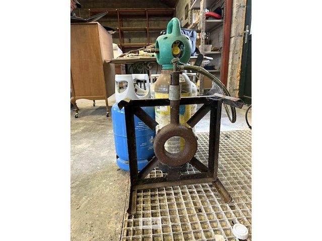 Gasflessen met gasbek voor grote ketels - afbeelding 2 van  2