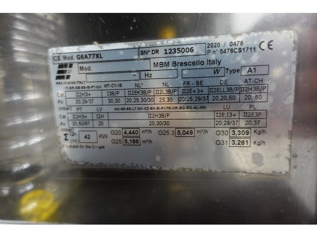 Gasfornuis mbm - afbeelding 4 van  4