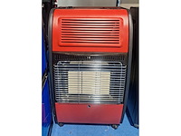 Gaskachel - rood - afbeelding 1 van  3