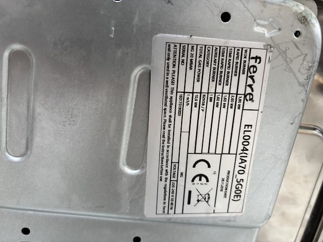 Gaskookplaat ferre el004(ia70_5g0e - afbeelding 5 van  5