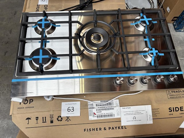 Gaskookplaat fisher & paykel cg905dngx1 - afbeelding 1 van  8