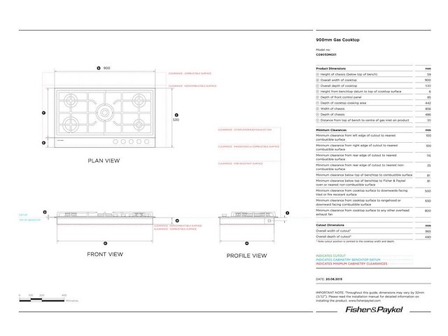Gaskookplaat fisher & paykel cg905dngx1 - afbeelding 7 van  8