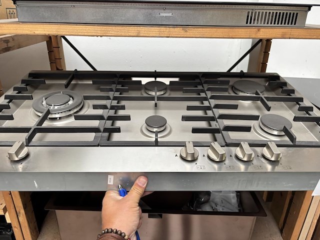 Gaskookplaat steel sc905vpgl50xs - afbeelding 1 van  6