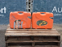 Gasnagepistolen spit pulsa 700p elektrisch in koffer 2 stuks