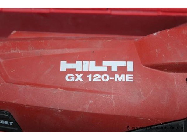 Gasschiethamer hilte gx 120-me, werking niet gekend - afbeelding 2 van  2