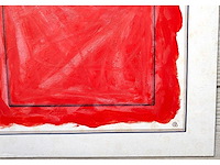 Gaston bogaerts - quatre rectangles - acryl op papier - afbeelding 4 van  5