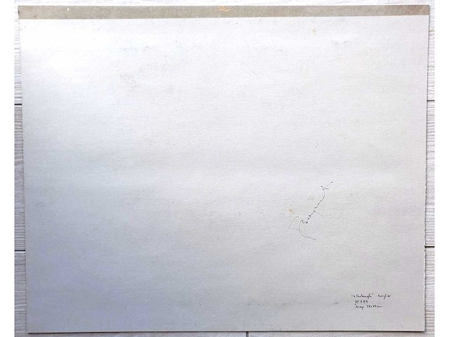 Gaston bogaerts - quatre rectangles - acryl op papier - afbeelding 5 van  5