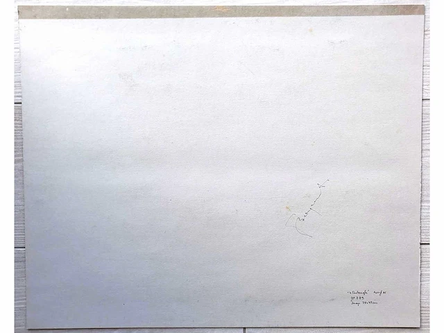Gaston bogaerts - quatre rectangles - acryl op papier - afbeelding 3 van  3