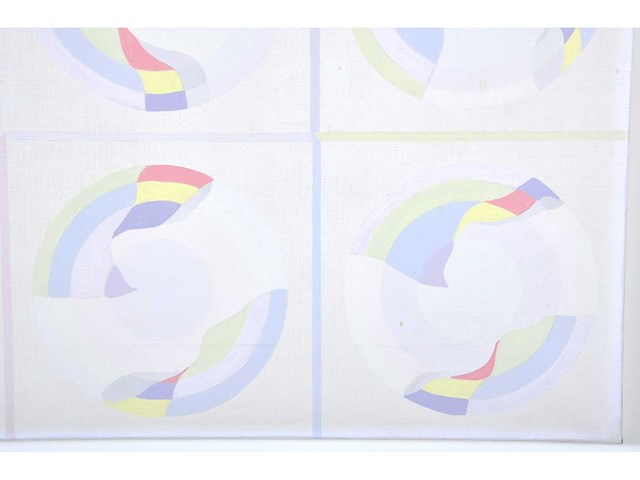 Gaston bogaerts - variations - olie op doek - 80x80 cm - afbeelding 3 van  8
