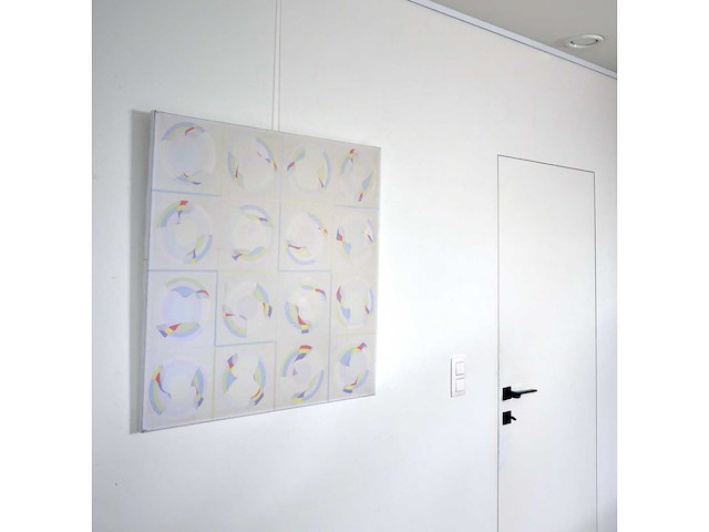 Gaston bogaerts - variations - olie op doek - 80x80 cm - afbeelding 7 van  8