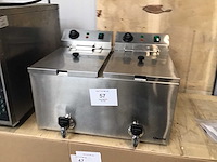 Gastro hero 2x 10l friteuse - afbeelding 1 van  5