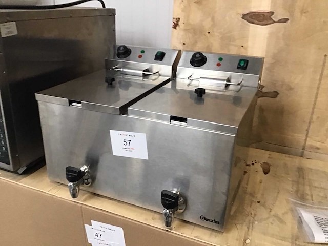 Gastro hero 2x 10l friteuse - afbeelding 2 van  5