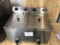 Gastro hero 2x 10l friteuse - afbeelding 4 van  5