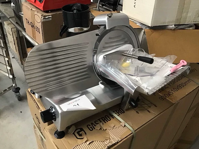 Gastro hero s25 snijmachine 25cm - afbeelding 2 van  9