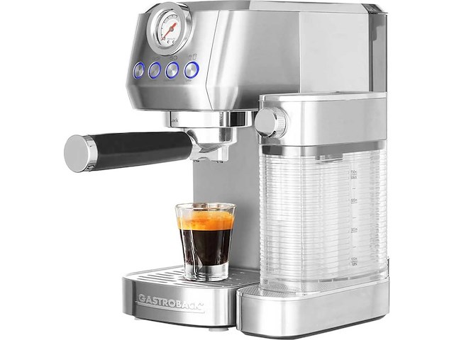 Gastroback design espresso piccolo pro m portafilter koffiemachine - afbeelding 1 van  6