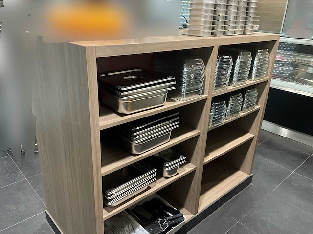 Gastronorm groot lot materiaal voedingswinkel - afbeelding 1 van  12