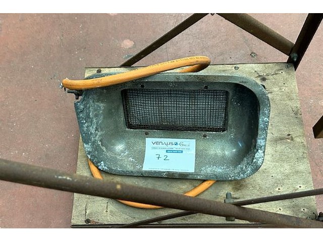 Gasverwarmer op trolley - afbeelding 2 van  3