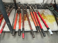 Gaten ponstang (4x) - afbeelding 1 van  3