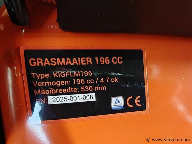 Gazonmaaier benzine 53cm - afbeelding 3 van  18