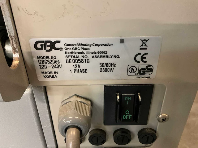 Gbc professional 620os lamineermachine - afbeelding 19 van  19