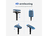 Gc6 multifunctionele gamingstoel met nekkussen - afbeelding 6 van  9